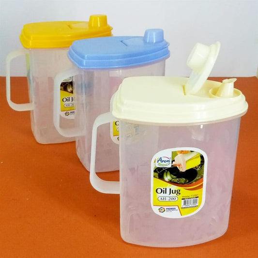 oil jug pair of 3 in one set