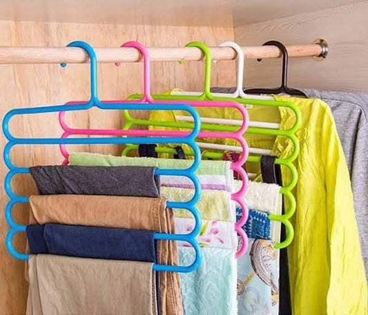 5 layer hanger  five pieces in one set