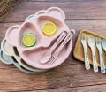 Bear Shape Plate 5 Pair in one Set