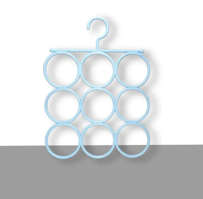 9 Ring Scarf Hanger pair of 6 in 1 set
